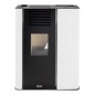 Fogão a pellets Ferroli Atlas 9 kW branco | Fogão a pellets programável 24 horas por dia, 7 dias por semana, com alta eficiência