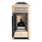 Starclima Tierra 10 KW Pelletofen. Überlegene Effizienz und Design mit beheizter Oberfläche, Erdfarbe Starclima Tierra 10 KW Pelletofen. Überlegene Effizienz und Design mit beheizter Oberfläche, Erdfarbe