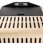 Starclima Tierra 10 KW Pelletofen. Überlegene Effizienz und Design mit beheizter Oberfläche, Erdfarbe Starclima Tierra 10 KW Pelletofen. Überlegene Effizienz und Design mit beheizter Oberfläche, Erdfarbe