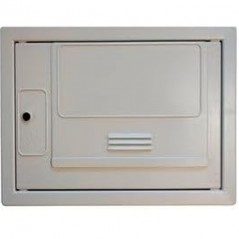Wasserzählerschrank, ohne Schauglas 50x35x14 cm	