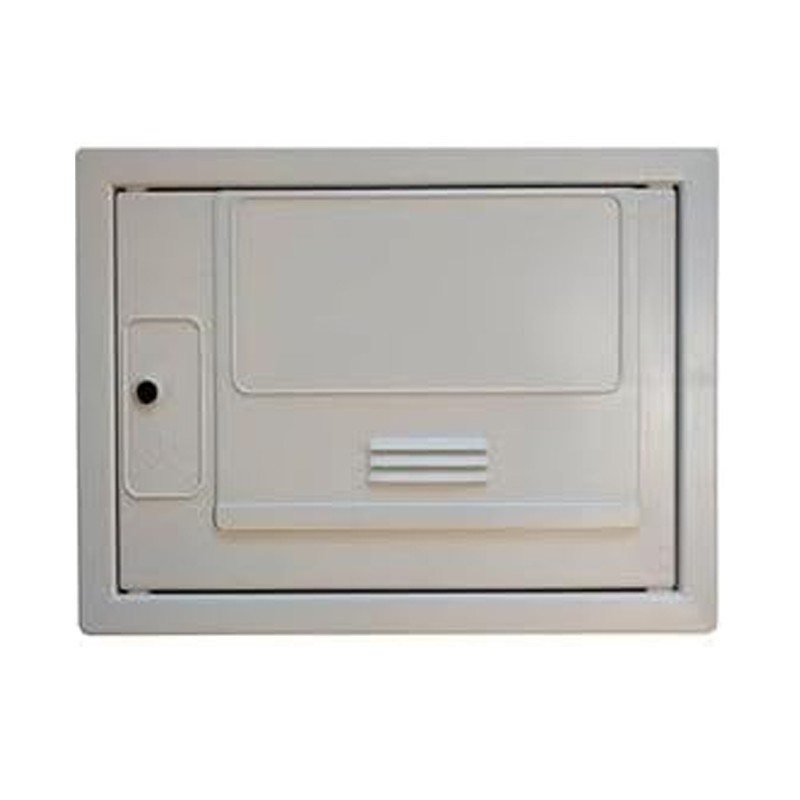 Contatore dell'acqua in polipropilene 50x35x14 cm | Coperchio del contatore senza finestra di visualizzazione con cornice per in