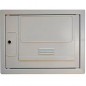 Contatore dell'acqua in polipropilene 50x35x14 cm | Coperchio del contatore senza finestra di visualizzazione con cornice per in
