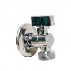 Llave lavadora para espacios reducidos 1/2"x3/4" macho