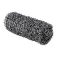 10 x Rouleaux de laine d'acier 7x4 cm, Ensemble de fibres d'acier fines et douces pour nettoyer les tuyaux et raccords en cuivre