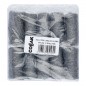 10 x Rouleaux de laine d'acier 7x4 cm, Ensemble de fibres d'acier fines et douces pour nettoyer les tuyaux et raccords en cuivre