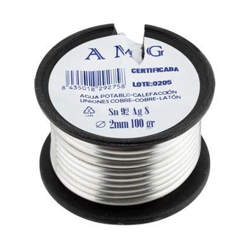 Bobine étain-argent 8% 100 gr sans plomb