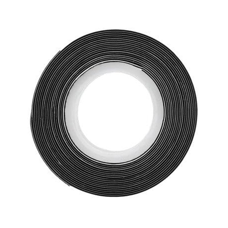 4 x Ruban auto-vulcanisant noir 19 mm x 2,5 m, Pour réparer les fuites d'eau dans les tuyaux et canalisations