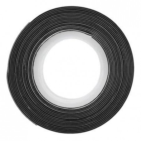 4 x Nastro autovulcanizzante nero 19 mm x 2,5 m, per riparare perdite d'acqua in tubi e tubazioni