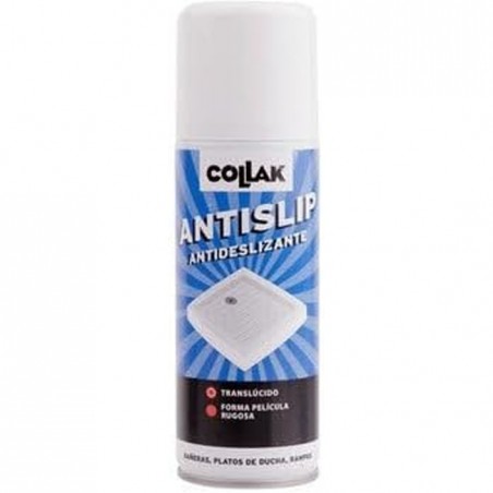 Colorless, non-slip varnish for application on all types of surfaces. Provides a rough coating.