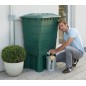 200L Polypropylene Water Tank Graf. Water Recovery Unit 70x70x82 cm, with base 60x60x33 cm, green