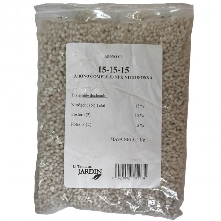 Abono fertilizante Nitrofoska Triple 15, 1 Kg