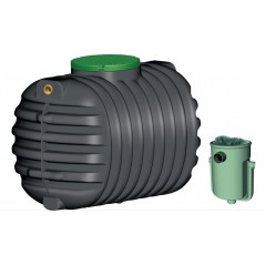 Klärgrube mit Filter, 1600 Liter, 2 bis 5 Einwohner