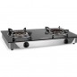 Gas Stove, 2 Triple Crown Burners, Piezoelectric Ignition, Tempered Glass Surface, Stainless Steel Body Gas Stove, 2 Triple Crown Burners, Piezoelectric Ignition, Tempered Glass Surface, Stainless Steel Body