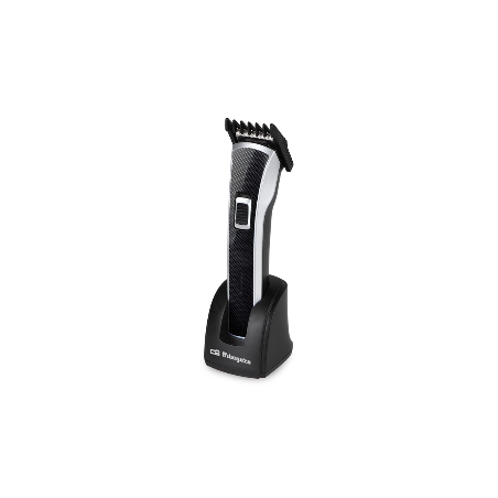 Tondeuse à cheveux électrique rechargeable. Étanche. 5 positions de coupe. Tête et lames amovibles. Lame en acier inoxydable.