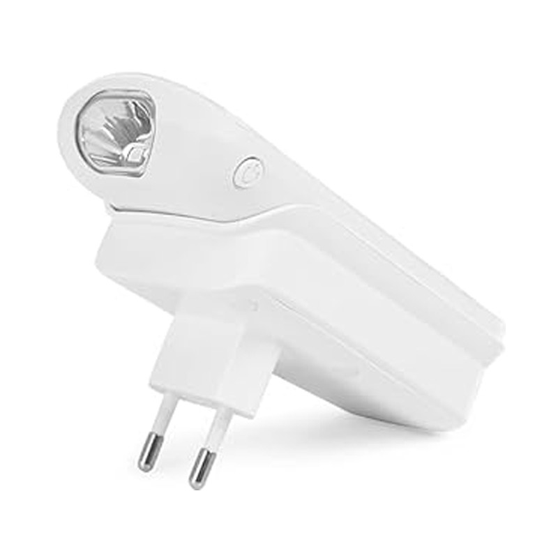 Luz noturna LED, sensor de crepúsculo e movimento, liga/desliga automático, modo lanterna Luz noturna LED, sensor de crepúsculo e movimento, liga/desliga automático, modo lanterna
