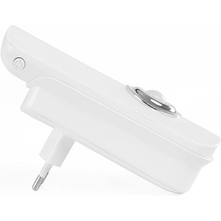 Luz noturna LED, sensor de crepúsculo e movimento, liga/desliga automático, modo lanterna