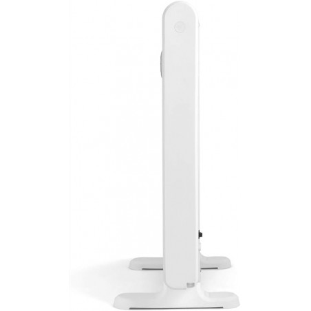 Emissor térmico sem óleo, 3 elementos, 500 W, 2 níveis de potência, branco