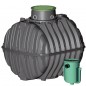 Fosse septique avec Filtre 3750 litres, 9 à 12 habitants, Certificat CE. Réservoir Carat, Micro dôme et filtre Anaerobix 60 L
