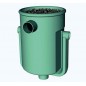 Fosse septique avec Filtre 4800 litres, 12 à 16 habitants, Certificat CE. Réservoir Carat, Micro dôme et filtre Anaerobix 60 L