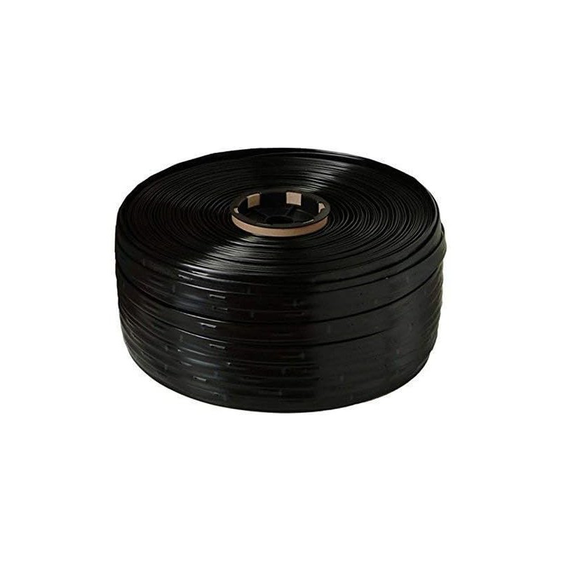 Cinta plana Riego por Goteo 16mm, Tubo riego por goteo cada 20 cm, 50 metros, Tuberia plana agricola de caudal 1,16 litros/hora Cinta plana Riego por Goteo 16mm, Tubo riego por goteo cada 20 cm, 50 metros, Tuberia plana agricola de caudal 1,16 litros/hora