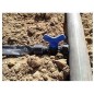 Cinta plana Riego por Goteo 16mm, Tubo riego por goteo cada 20 cm, 50 metros, Tuberia plana agricola de caudal 1,16 litros/hora Cinta plana Riego por Goteo 16mm, Tubo riego por goteo cada 20 cm, 50 metros, Tuberia plana agricola de caudal 1,16 litros/hora
