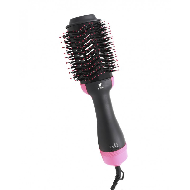 Spazzola Thulos 2 in 1: piastra e asciugacapelli