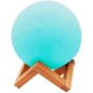 Thulos 3D Moon Lamp, 15 cm. Changes colors by touch, with fixed or changing light Thulos 3D Moon Lamp, 15 cm. Changes colors by touch, with fixed or changing light
