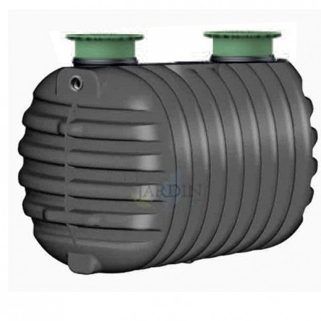 Underground septic tank without filter, 3000 liters, 245x122x167 cm. Allows pedestrian access.