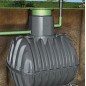 Réservoir d'eau en polypropylène enterré 8500 L. Recuperateur d'eau de pluie, 350x204x270 cm