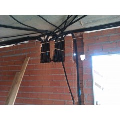 Tube annelé 20mm 25 mètres | Tuyau annelé avec certificat AENOR utilisé pour la conduite de câbles électriques