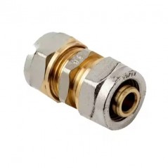 Hülse für 16 mm Mehrschicht-Kompressionsschlauch, ohne Crimpmaschine, grau