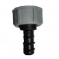 Enlace rosca hembra riego por goteo 16mm x 3/4'', conector grifo a tubo 16mm Enlace rosca hembra riego por goteo 16mm x 3/4'', conector grifo a tubo 16mm