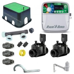 Rain Bird professional automatic irrigation kit with 2 zones 24v for 32mm pipe