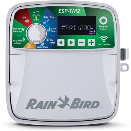 Kit profesional riego automático Rain Bird de 3 zonas 24v para tuberia 32mm