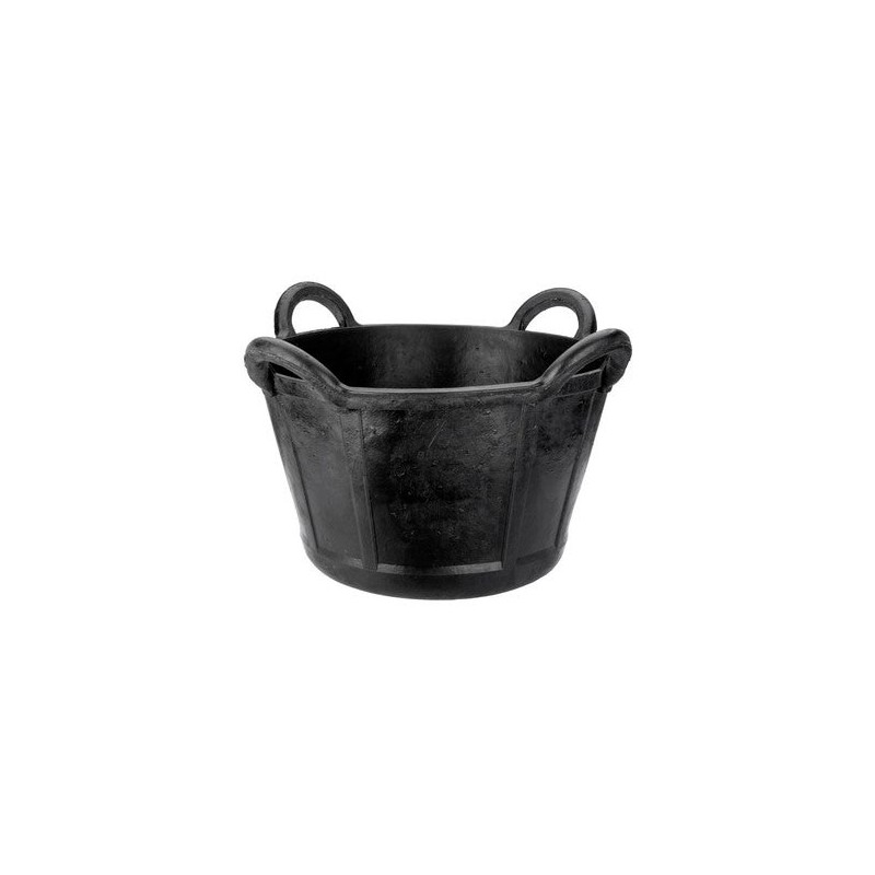 Seau à mortier pour construction en Caoutchouc Naturel Noir 37 litres, 44x40x34 cm Seau à mortier pour construction en Caoutchouc Naturel Noir 37 litres, 44x40x34 cm