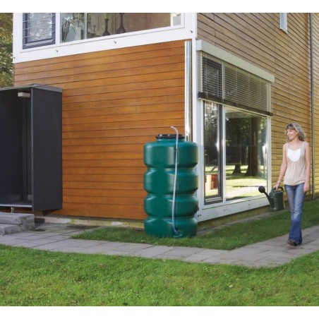 750-Liter-Polyethylentank. 72 x 88 x 161 cm. Regenwasserrückgewinnung.