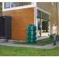 Serbatoio per acqua piovana 750 L Graf, Recuperatore d'acqua piovana 750 litri, 72x88x161 cm, verde
