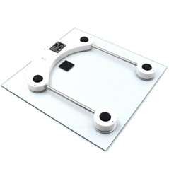 Bilancia pesapersone digitale Thulos. Schermo a cristalli liquidi. Portata massima 180Kg.