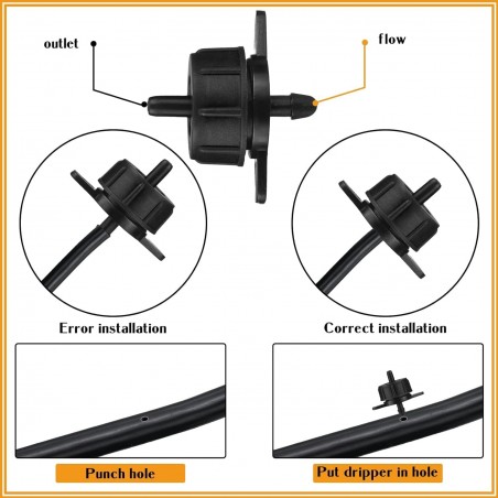 Gotero autocompensante 4 litros