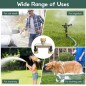 Chrome double outlet tap for garden Chrome double outlet tap for garden