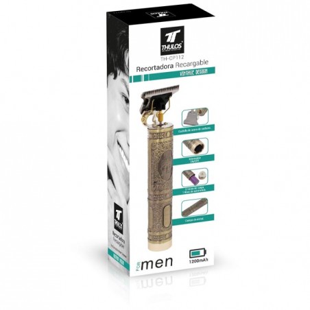 Thulos hair trimmer, vintage style, metal body and carbon steel blade.