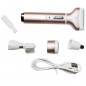 4-in-1 Akku-Rasierer: Augenbrauentrimmer, Körpertrimmer, Nasen- und Ohrenhaartrimmer, Gesichtshaartrimmer