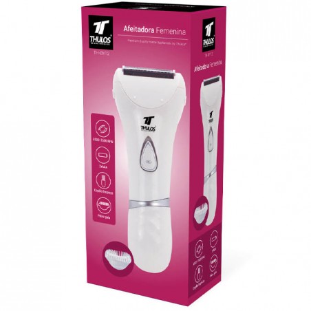 Barbeador feminino Thulos, cabeça removível.