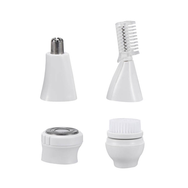 Blue travel razor and trimmer. USB charging