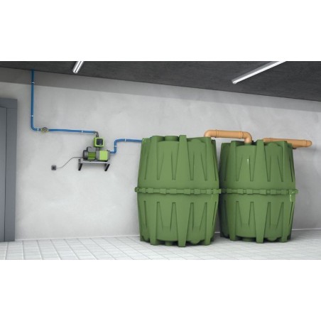 Polypropylene rainwater tank 1600 liters