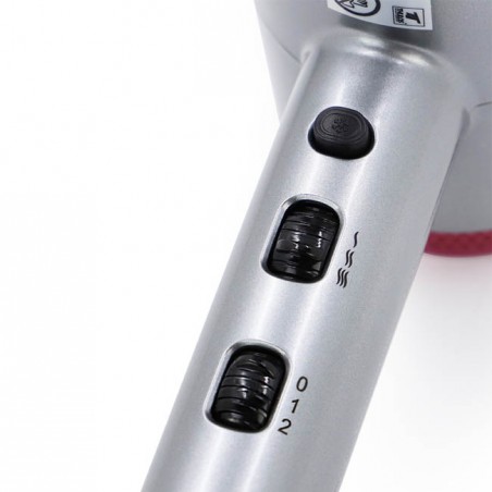 Secador de cabelo iônico Thulos. 1600-1800 W. Inclui difusor e concentrador.