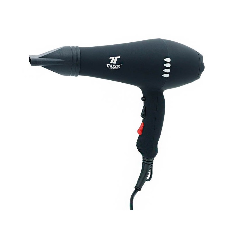 Secador de cabelo iônico profissional Thulos 2000W | Secador de cabelo com 2 velocidades e 3 temperaturas | Inclui difusor e con