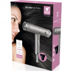 Secador Pelo Profesional 1500W Thulos | Secador de Pelo de Viaje | 2 Velocidades y 2 Temperaturas | Secador Cabello