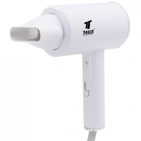 Secador de cabelo Thulos com design inovador, 2 velocidades e 3 ajustes de temperatura, 1200W.