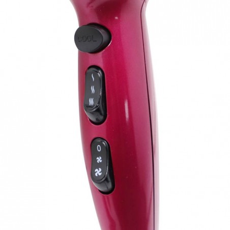 Sèche-cheveux ionique Thulos, avec 2 vitesses et 3 réglages de température. Concentrateur et diffuseur inclus.